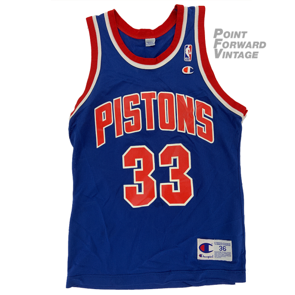 Vintage Grant Hill Champion Detroit Pistons Jersey Sz 36 (Small)